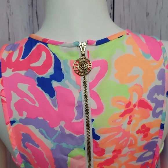 Lilly Pulitzer Sleeveless Kassia Playa Hermosa Dress. Size 0. - Picture 7 of 16